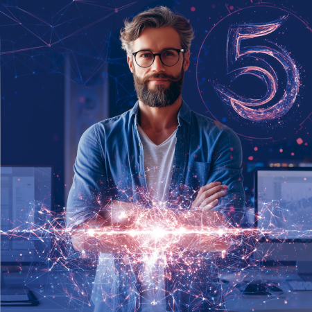 Мужчина-босс с Числом "5" в Дне Рождения