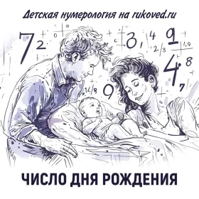 Детская нумерология Числа Дня Рождения