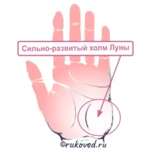 Сильный холм луны