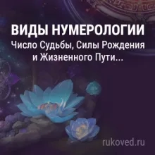Виды нумерологии. Число Судьбы и Жизненного Пути, разница терминов